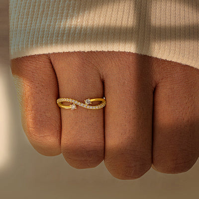 To My Best Friend "We take a little of each other everywhere" Adjustable Ring
