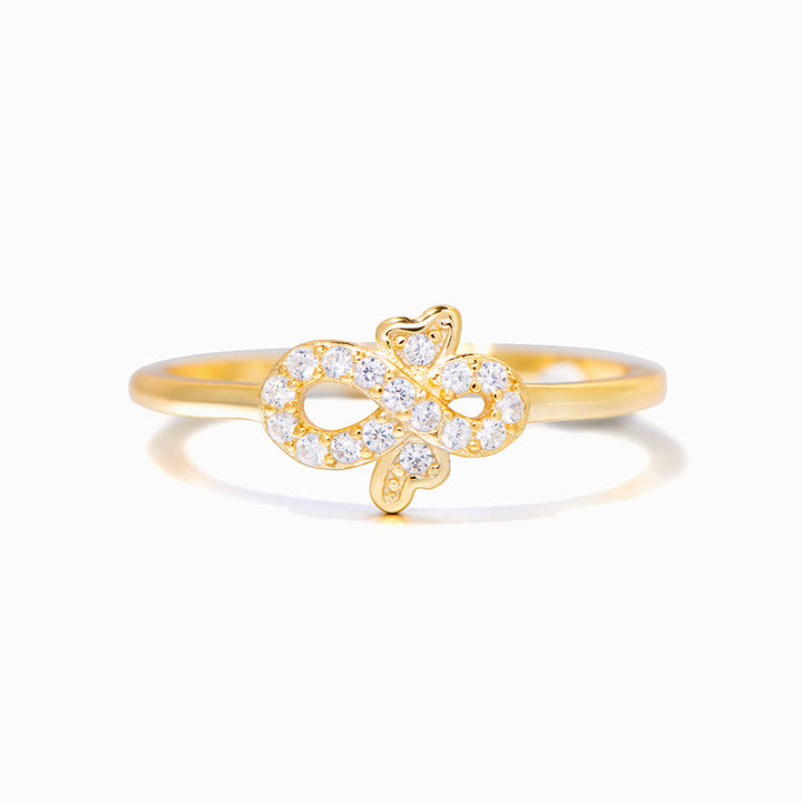 "The love between a grandmother and granddaughter is forever" Adjustable Ring