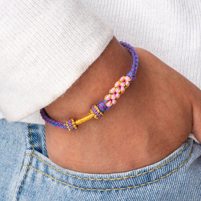 To My Daughter "A link that can never be undone" Cherry Knot Bracelet