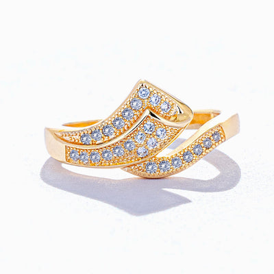 To My Daughter "Take the bull by its horns" 18K Gold Plated Ring