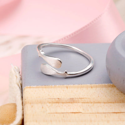 To My Granddaughter "Be like a fish, swimming against the current." Fish Ring