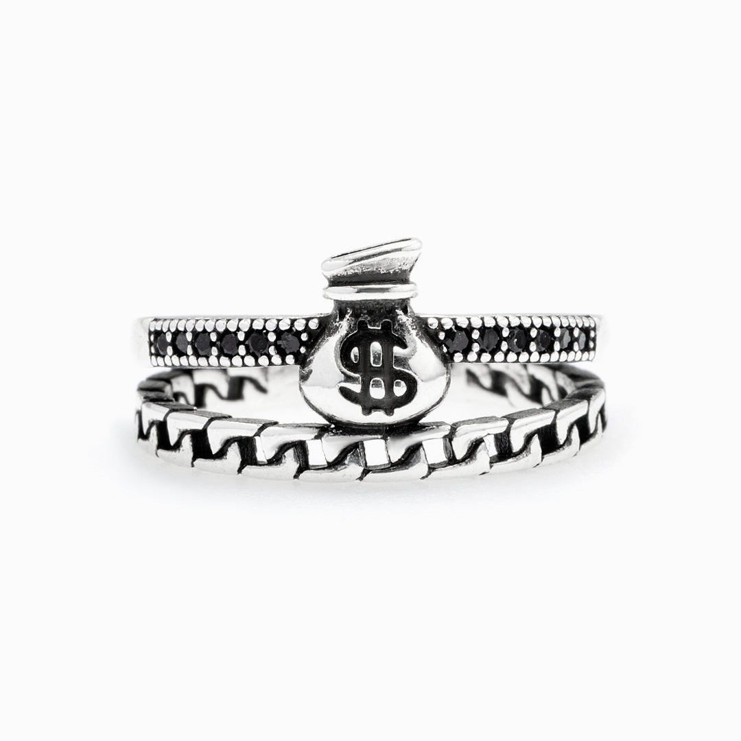 To My Granddaughter "You are blessed" Adjustable Moneybag Ring