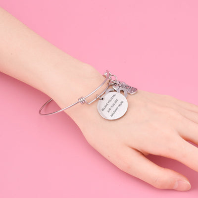 "You can do it." Charm Bracelet