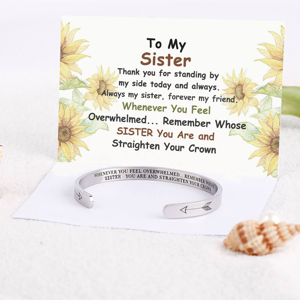 [Multiple Family Members] "WHENEVER YOU FEEL OVERWHELMED... REMEMBER WHOSE... YOU ARE AND STRAIGHTEN YOUR CROWN" BRACELET AND MEN'S BRACELETS - SARAH'S WHISPER