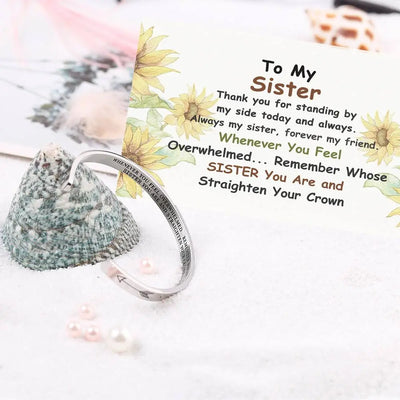 [Multiple Family Members] "WHENEVER YOU FEEL OVERWHELMED... REMEMBER WHOSE... YOU ARE AND STRAIGHTEN YOUR CROWN" BRACELET AND MEN'S BRACELETS - SARAH'S WHISPER