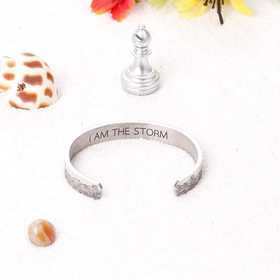 To my Daughter "I AM THE STORM" Ocean Wave Bracelet - SARAH'S WHISPER