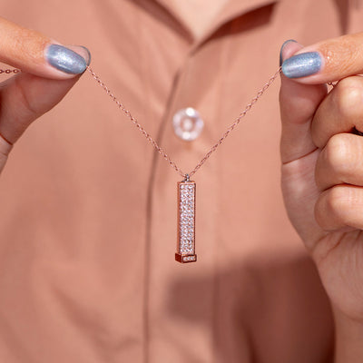 To My Granddaughter "Always Loves You" Diamond Necklace