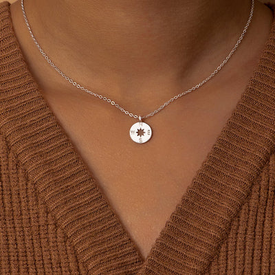 "If you really want to do something, you will find a way." Necklace