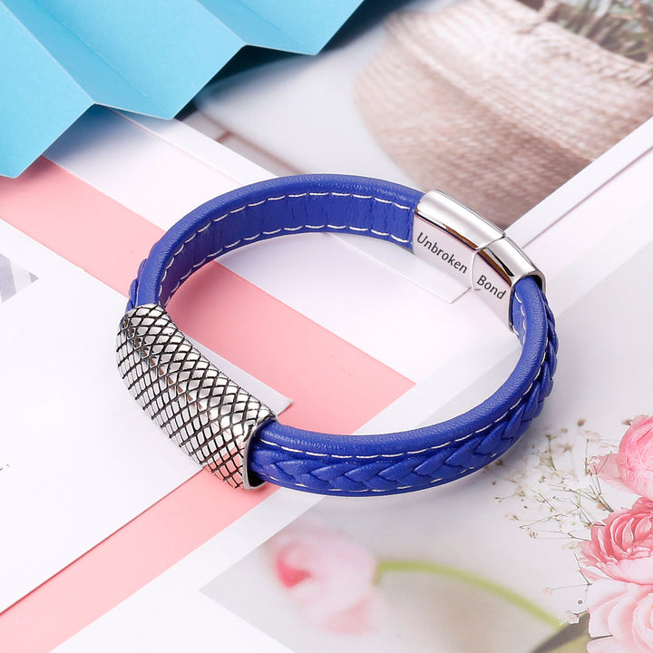 To My Son "The bond between a mother and son can never break." Bond Bracelet