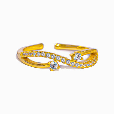 To My Best Friend "We take a little of each other everywhere" Adjustable Ring