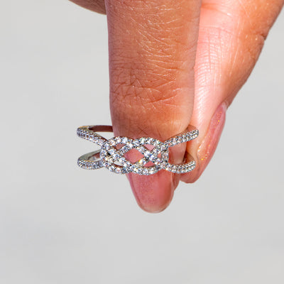 To My Daughter "A link that can never be undone" Knot Ring
