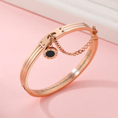 To My Granddaugther "Always in my heart" Bracelet