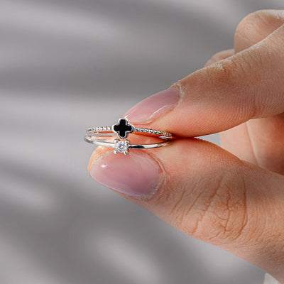 To My Daughter "Bless others with your kindness and love" S925 Sterling Silver Adjustable Ring