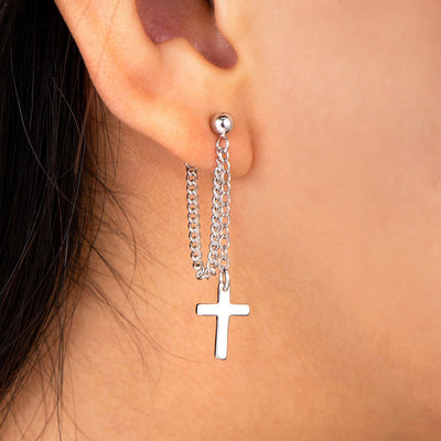 To My Granddaughter "PRAY ON IT PRAY OVER IT & PRAY THROUGH IT" Earring