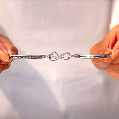 To My Granddaughter "The love between a Grandmother and Granddaughter is forever" Infinite Love Bracelet