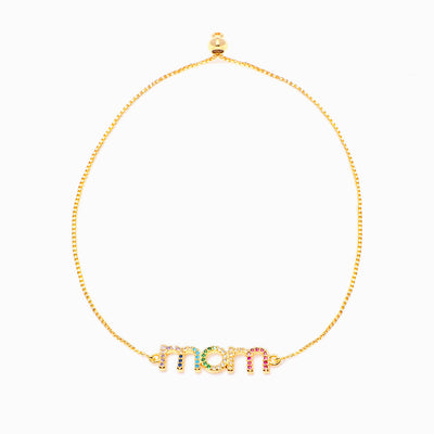 To My Mom "I love you mom" Colorful Bracelet
