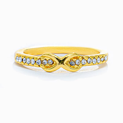 "Mother & Daughter Linked Together Love Forever" Infinite Love Ring