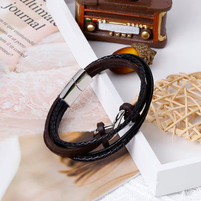 To My Grandson "The love between grandmother and grandson is infinite." Infinite Knot Bracelet