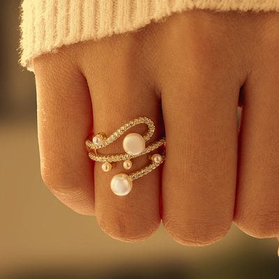 "The world is a beautiful place because you are in it" Diamond Ring