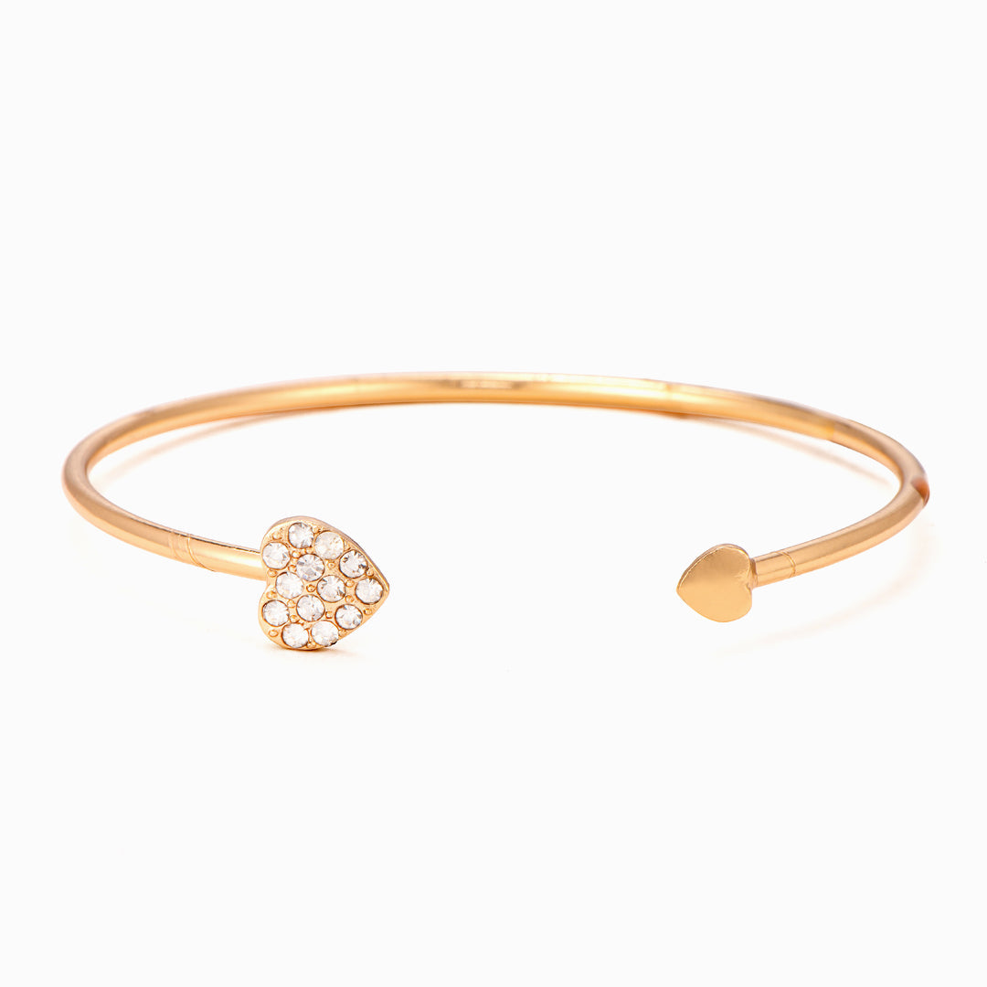 To My Granddaughter "The love between a grandmother and granddaughter is forever" Double Heart Ring and Bracelet