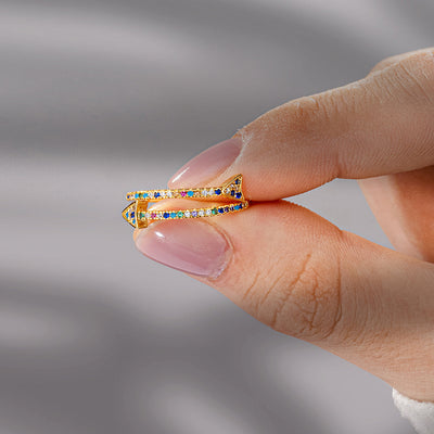 "When nothing goes right, just go left" Adjustable Ring