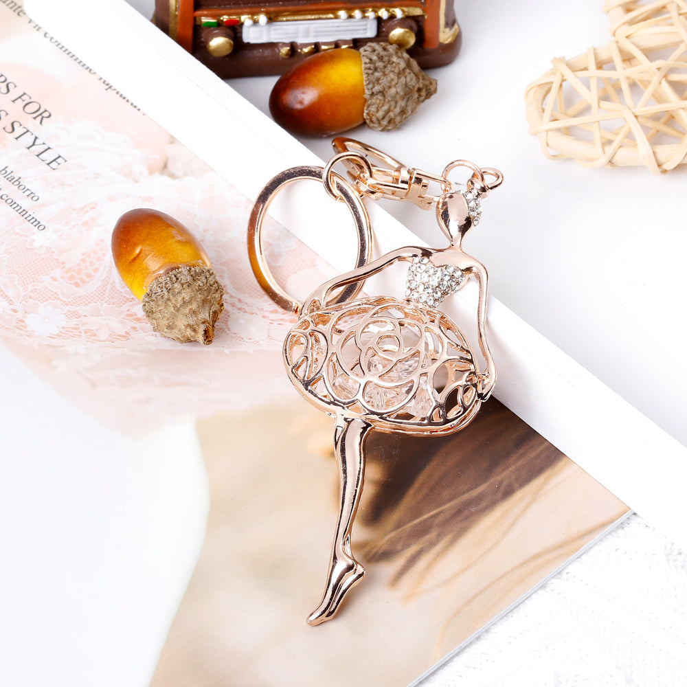 To My Granddaughter "Dance in the rain" Key Ring