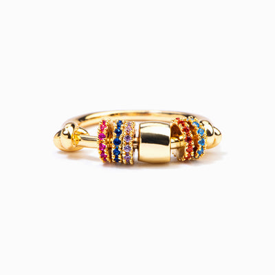 "Love and protect you" Fidget Spinner Ring