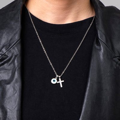 To My Grandson "Protect You" Evil Eye Necklace