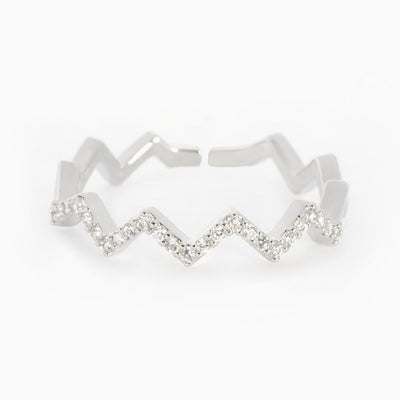 "I will be there for you through them all." S925 Sterling Silver Adjustable Ring