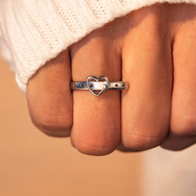 "You have the key to open my heart" Heart Ring
