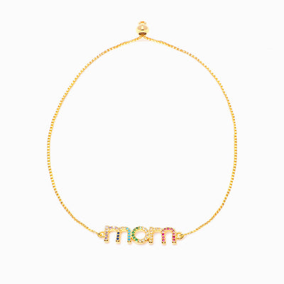 To My Mom "Your love is like a rainbow" Colorful Bracelet