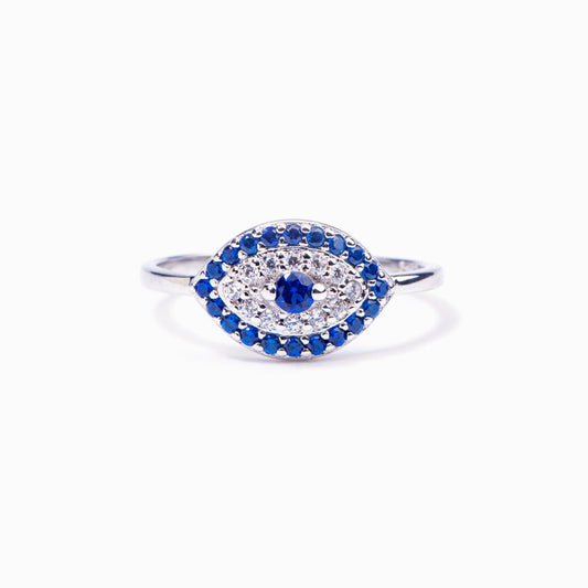 "Always be protected" Evil Eye Ring