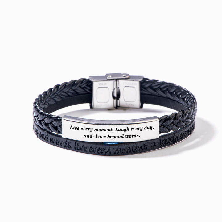 To My Son "Keep Moving" Bracelet