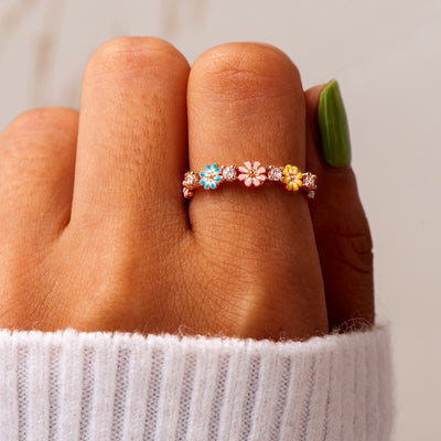 To My Daughter "You are unlimited my daughter, never fail to show up" Daisy Ring