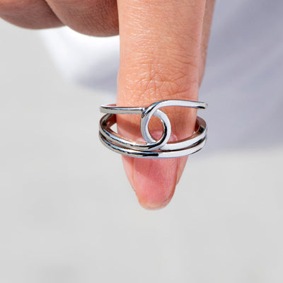 To My Granddaughter "A link that can never be undone" Knot Ring