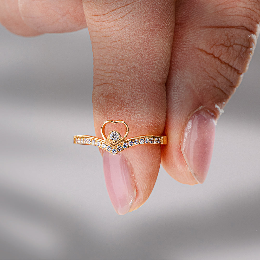 To My Daughter "I will always have you in my heart" Ring