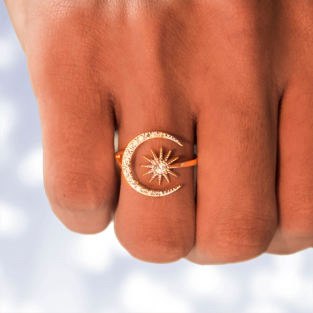 "Shine like the sun" Adjustable Ring