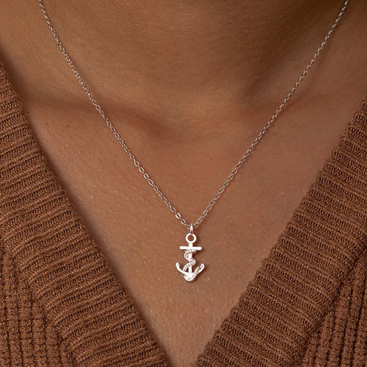 Let your faith be your strength when life throws challenges at you. Let your faith be your anchor amid a storm. - Necklace