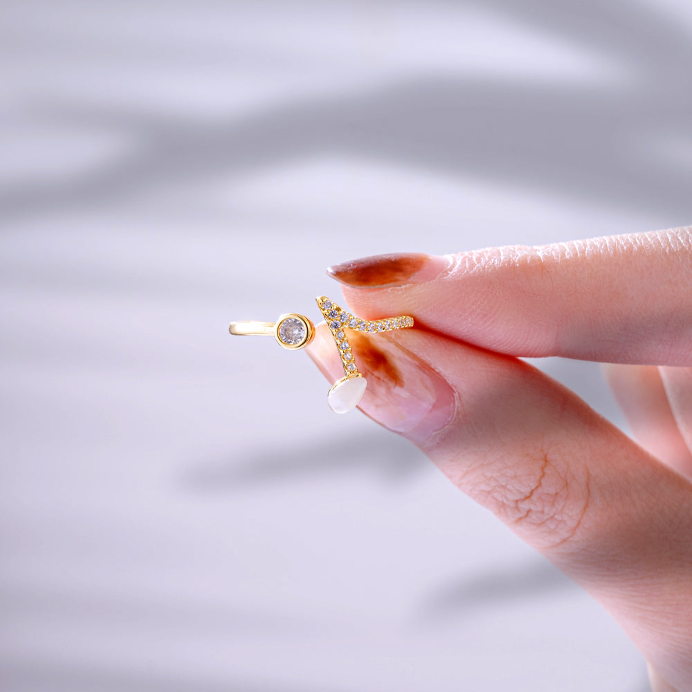 To My Daughter "Dance in the rain" Melody Ring