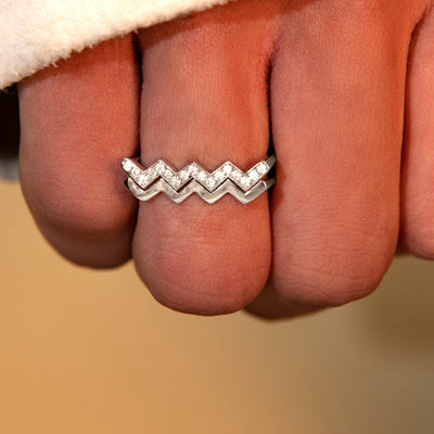 "I will be there for you through them all." S925 Sterling Silver Adjustable Ring