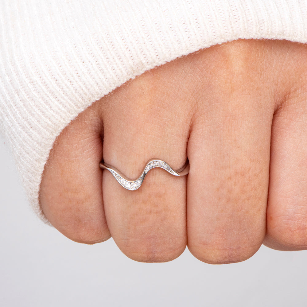 To My Ride or Die "Be there for you" Wave Ring