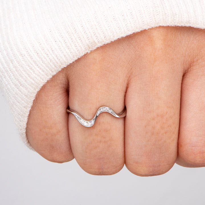 To My Ride or Die "Be there for you" Wave Ring