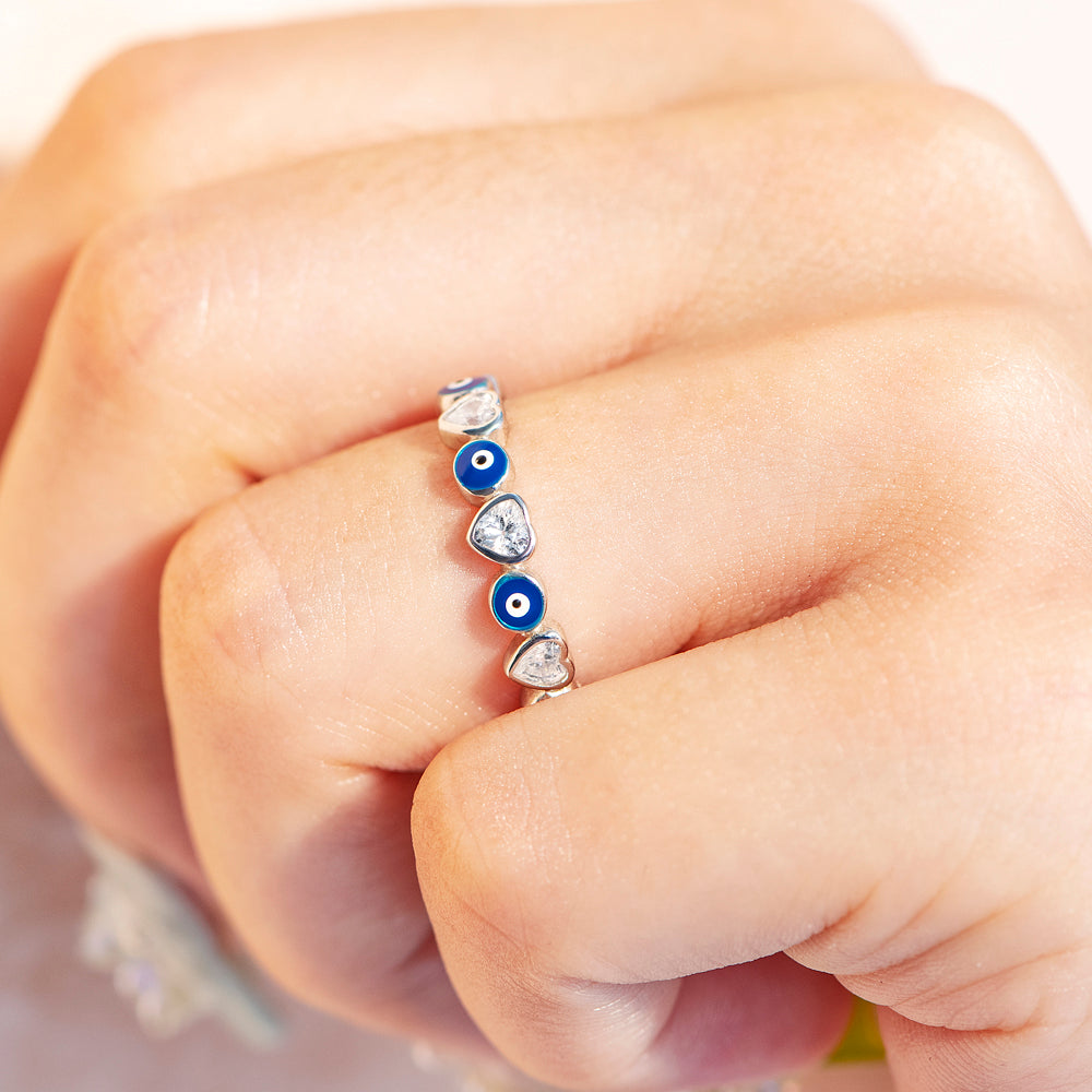 "Protect You" Evil Eye Ring
