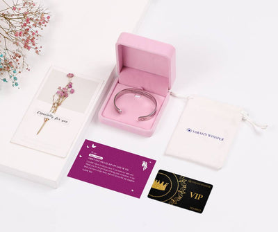 To my Bonus Daughter “BONUS DAUGHTER, I MAY NOT HAVE GIVEN YOU THE GIFT OF LIFE. BUT LIFE GAVE ME THE GIFT OF YOU” Bracelet - SARAH'S WHISPER