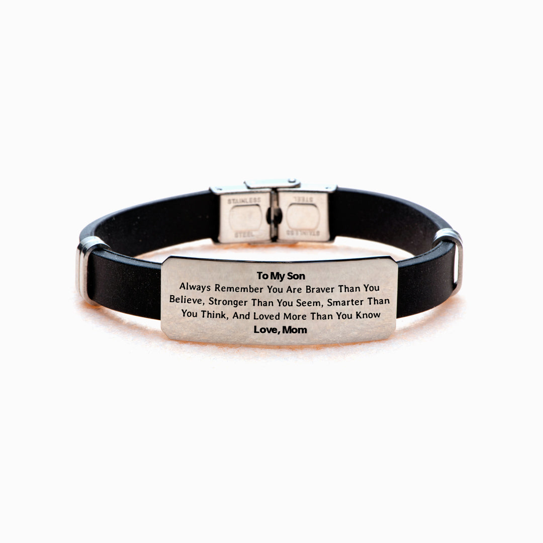 To My Son "Forever Love" Men's Bracelet