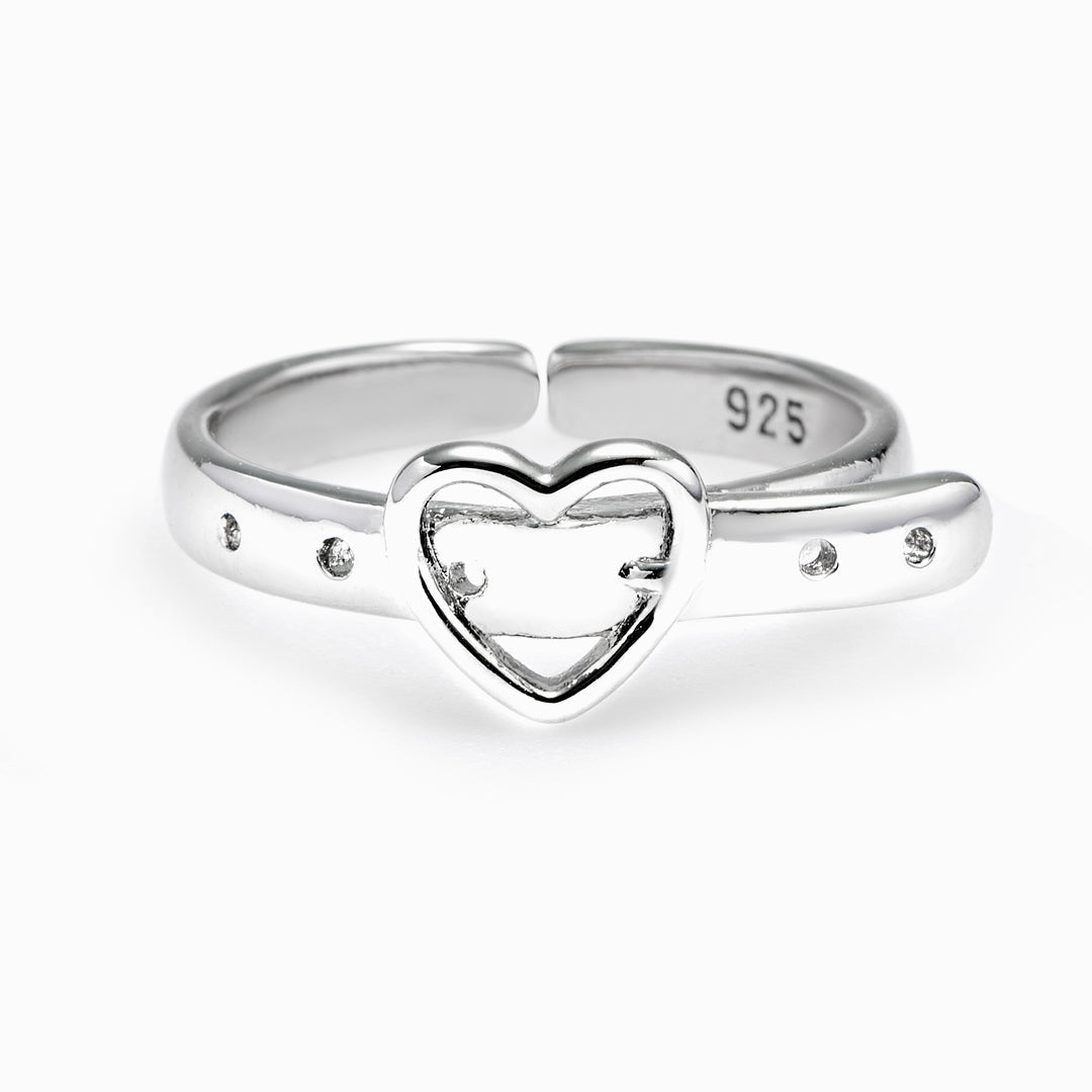 "You have the key to open my heart" Heart Ring