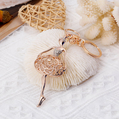 To My Granddaughter "Dance in the rain" Key Ring