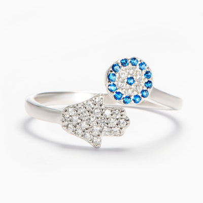 To My Daughter "Happiness & Safety" Adjustable Ring