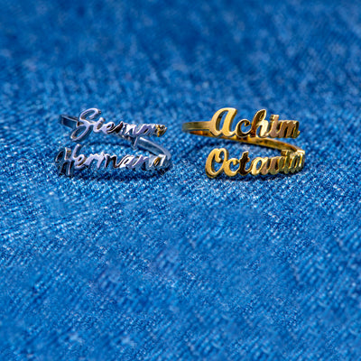 To My Best Friend "NOT SISTERS BY BlOOD BUT SISTERS BY HEART" Custom Name Ring