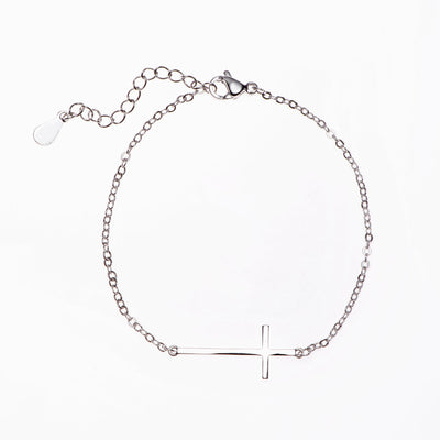 "Always remember to pray" Cross Bracelet